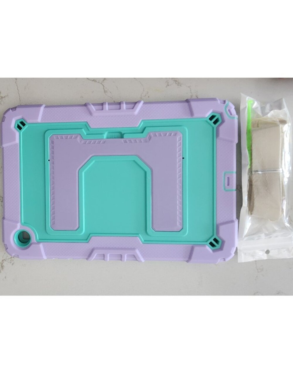NWT: Samsung Galaxy Tab A11+/A9+ Case - Mint Green and Light Purple
